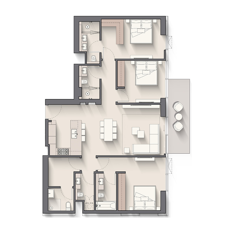 Apartments plan