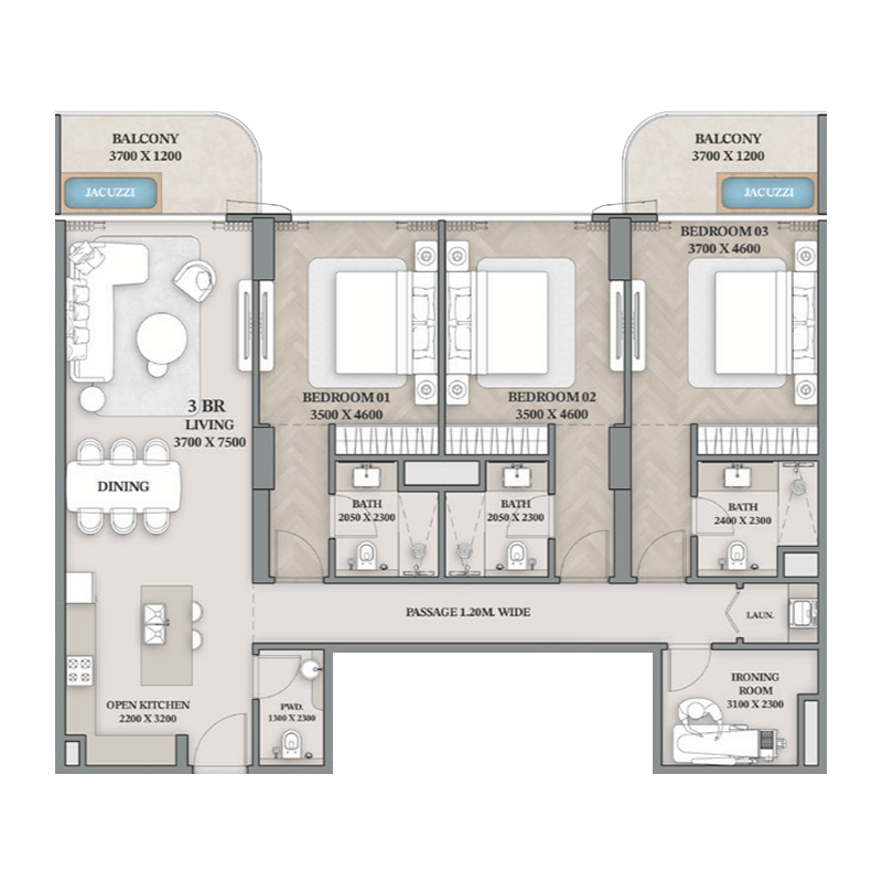 Apartments plan