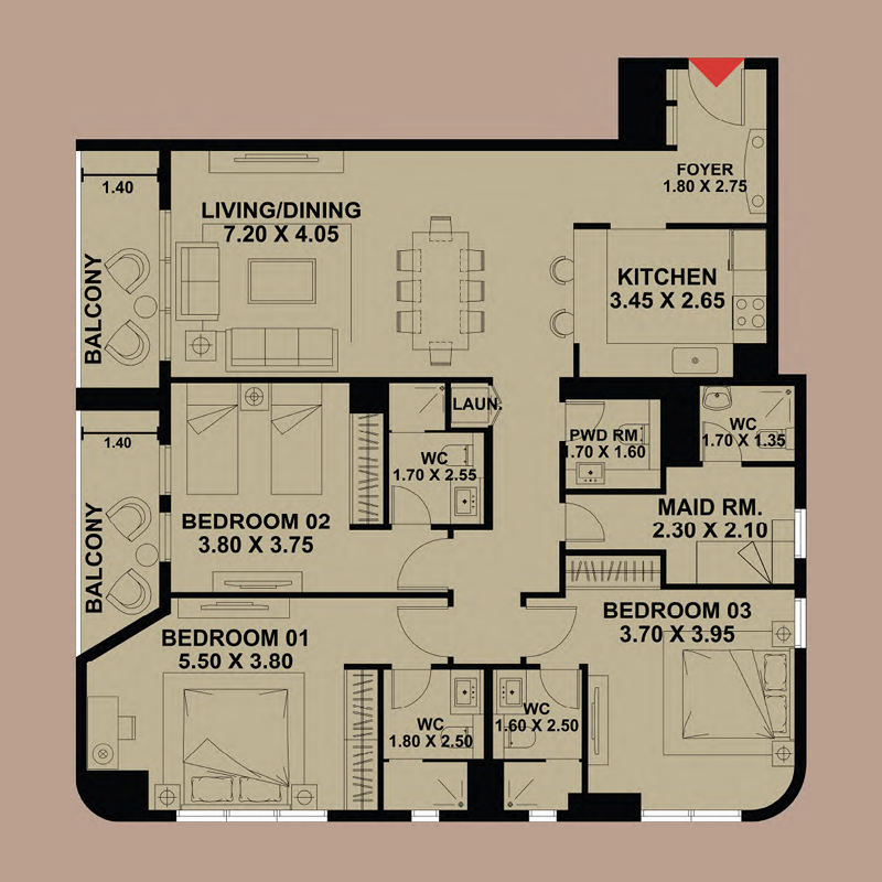Apartments plan
