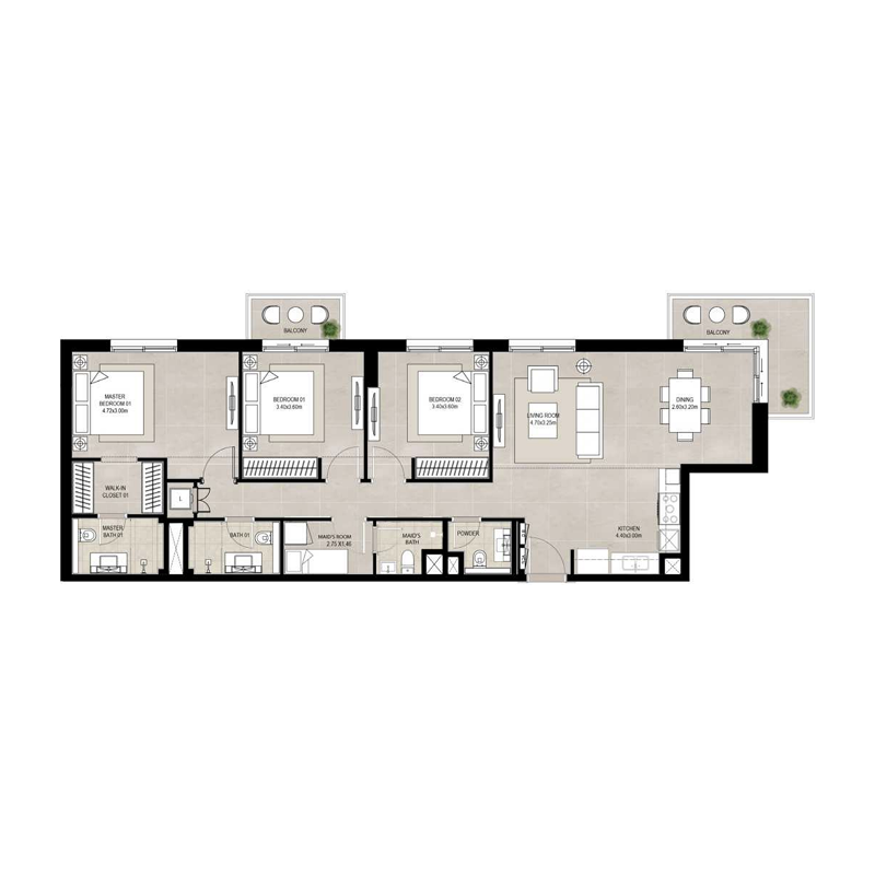 Apartments plan