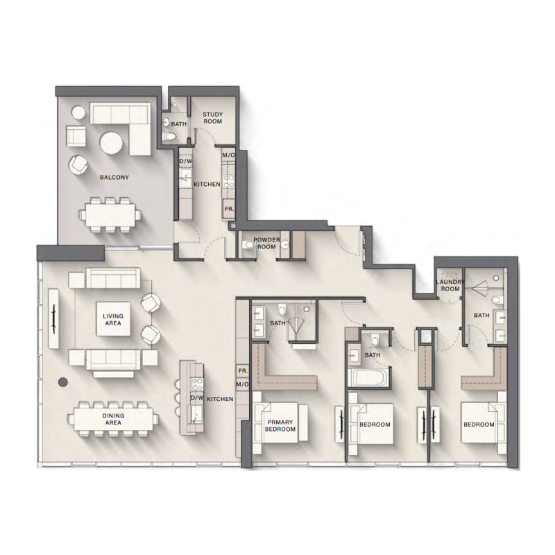 Penthouse plan