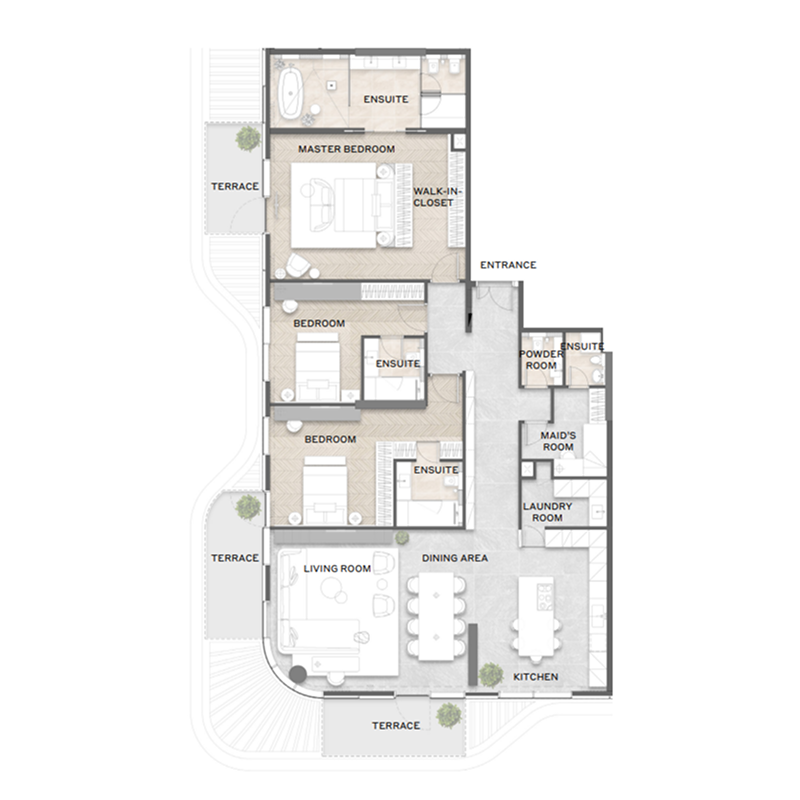 Penthouse plan