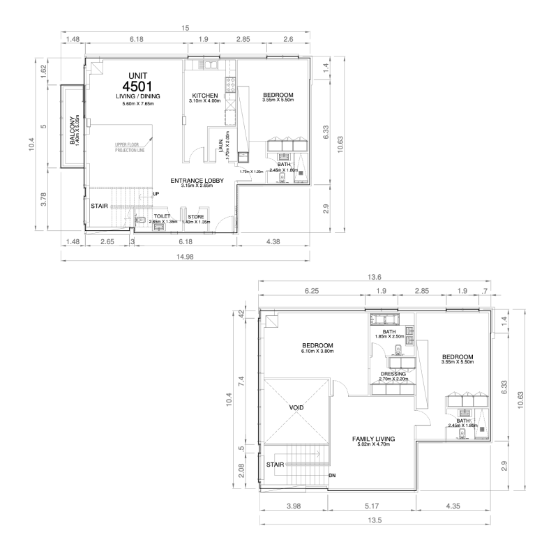 Duplex plan