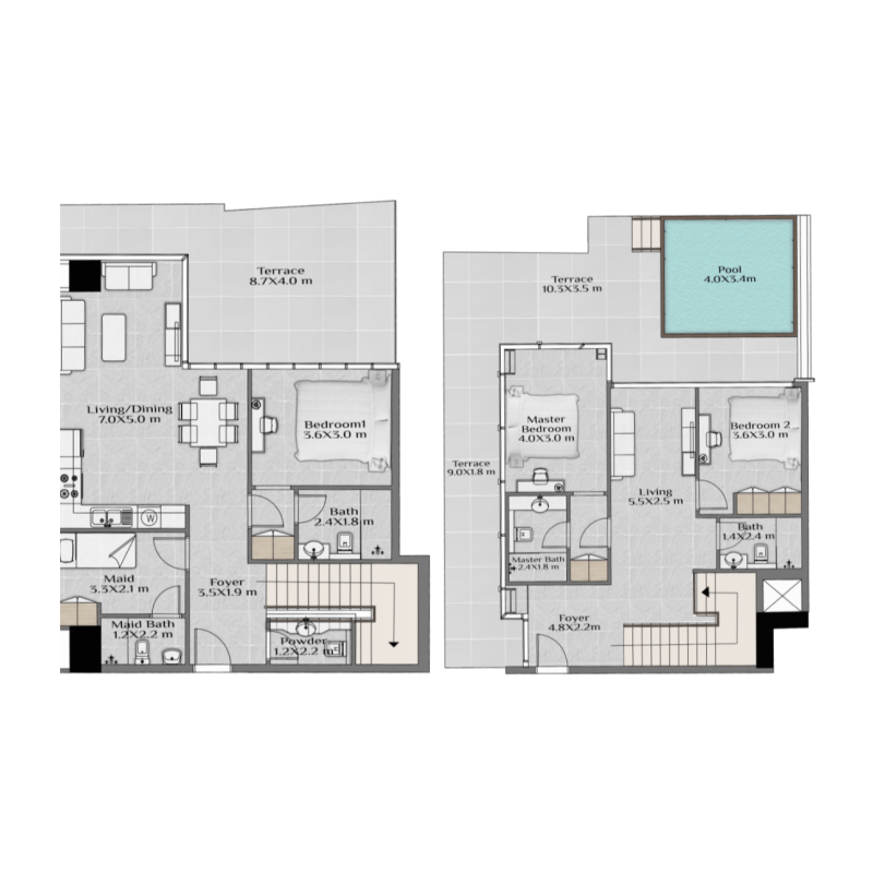 Duplex plan