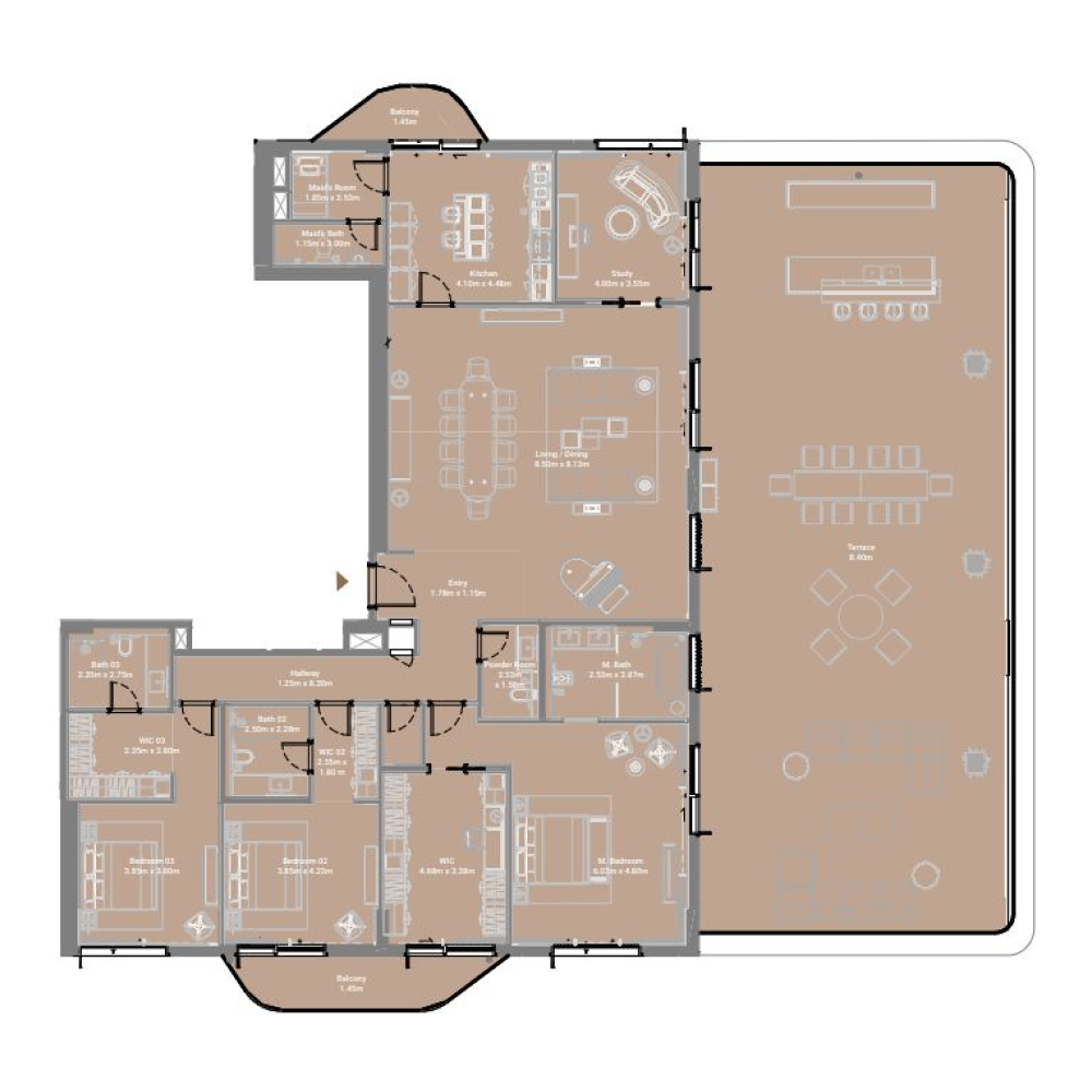 Penthouse plan