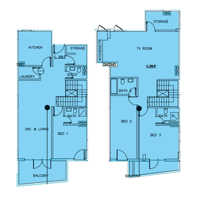 Duplex plan