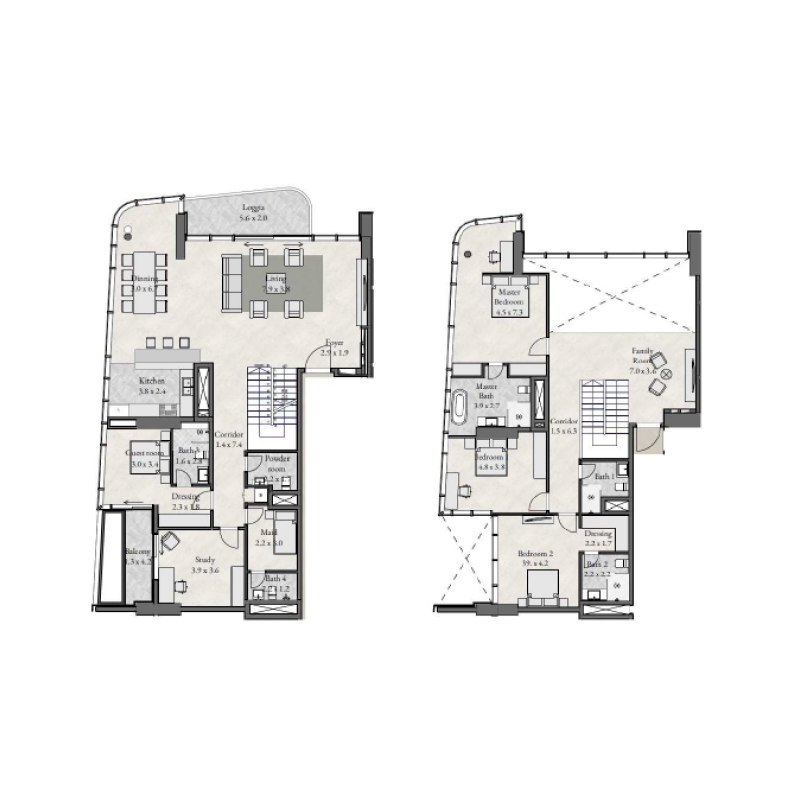 Duplex plan