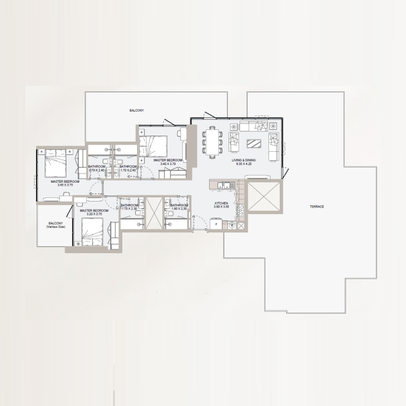 Penthouse plan