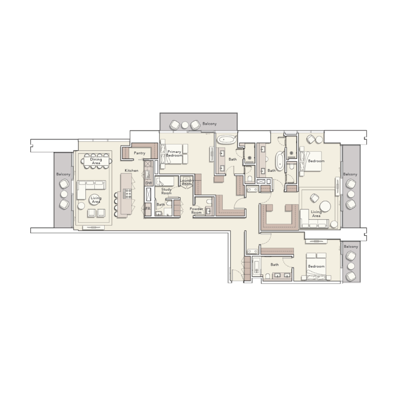 Penthouse plan