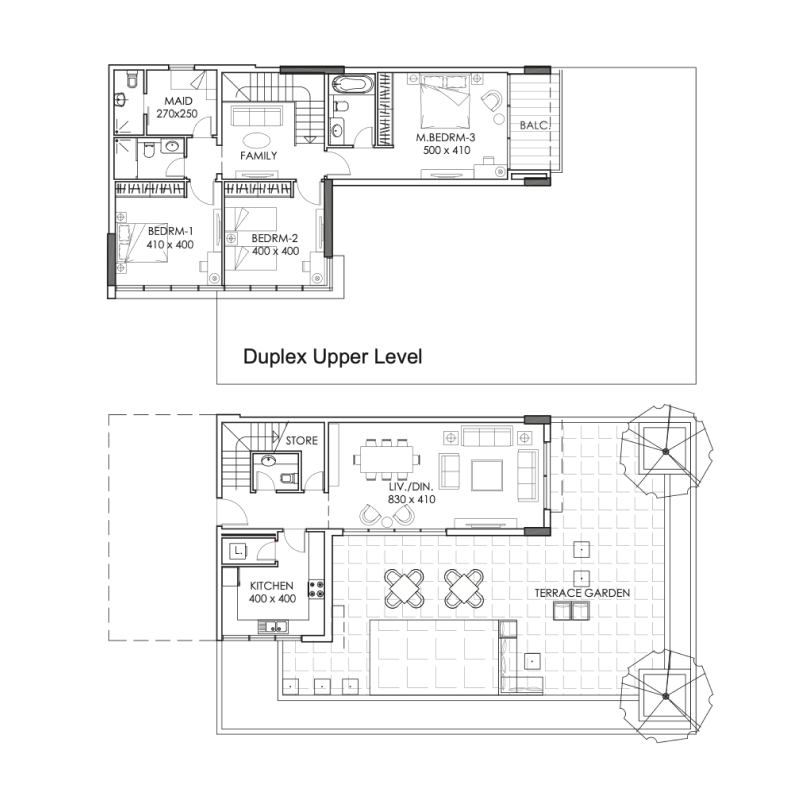 Duplex plan