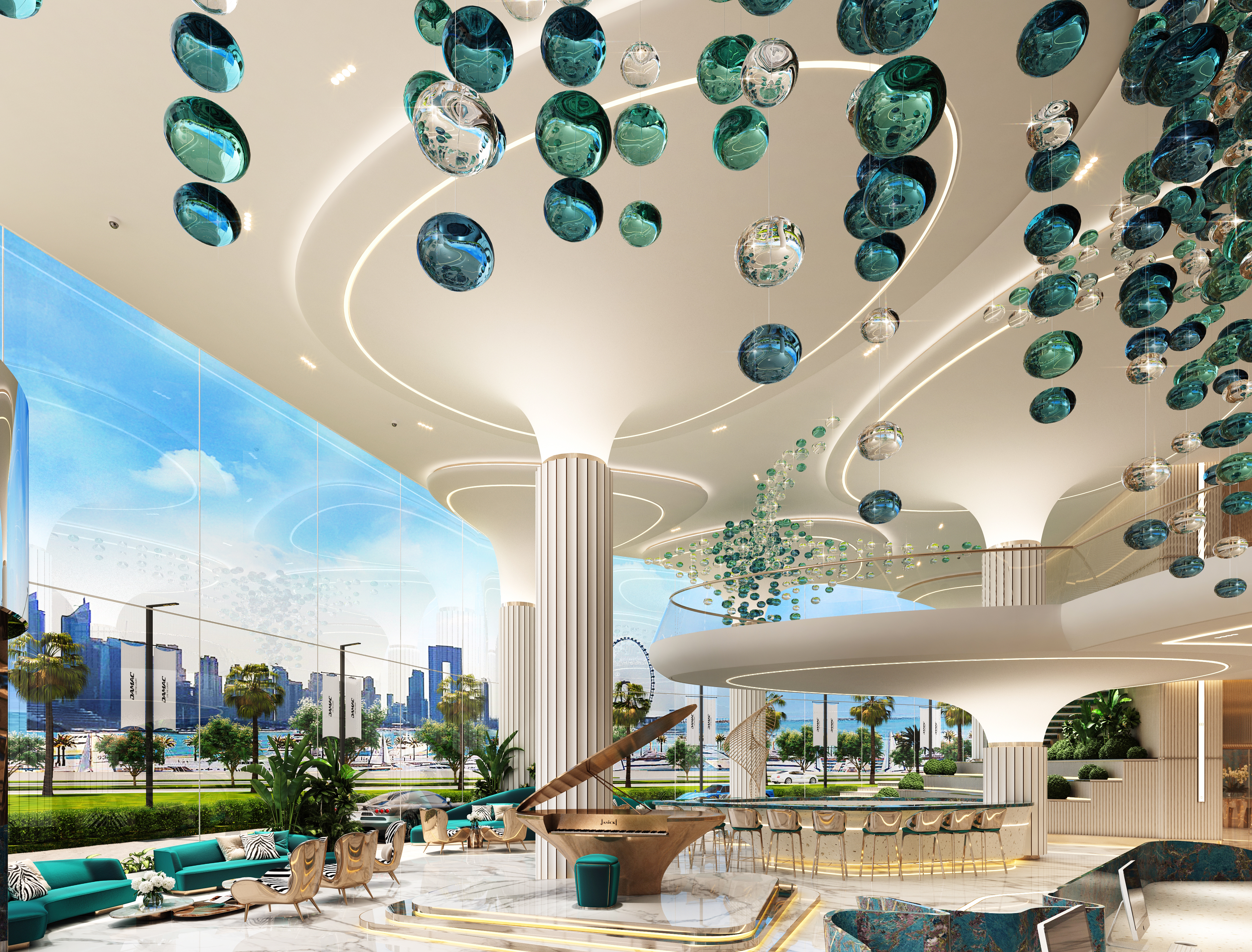 Damac Bay lobby 8