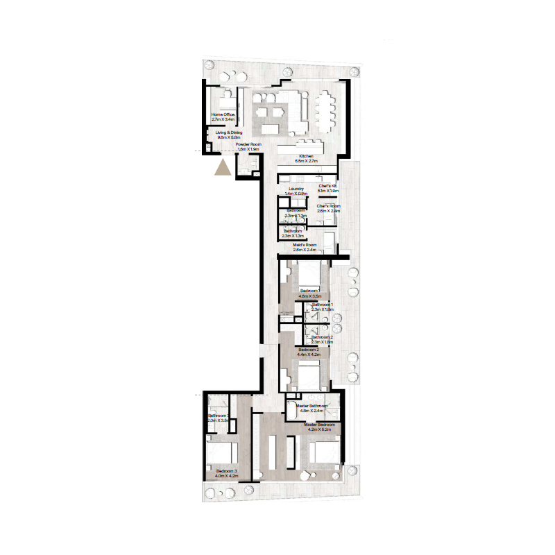Penthouse plan