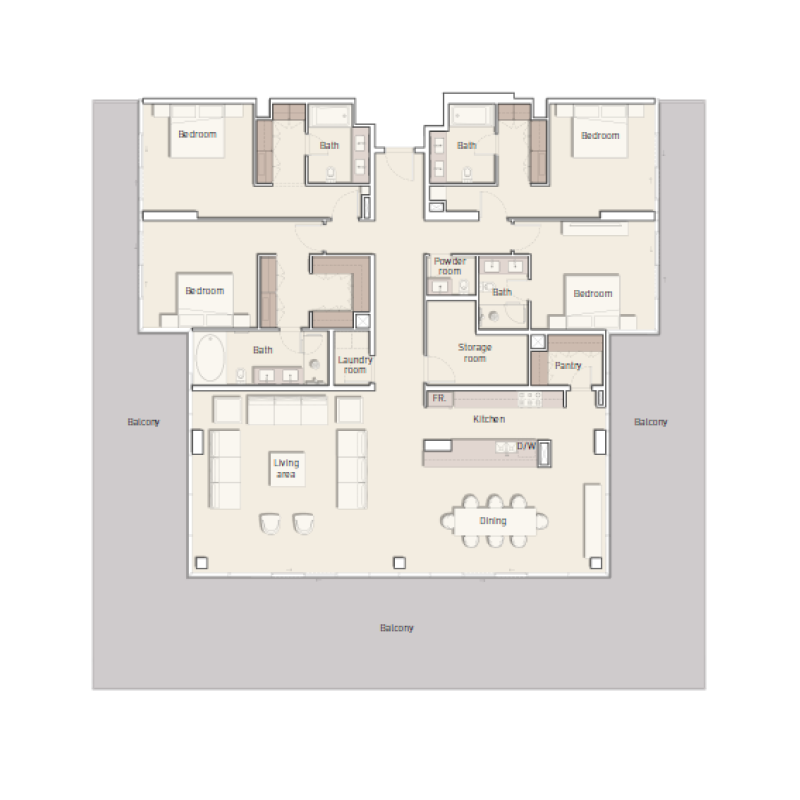 Apartments plan