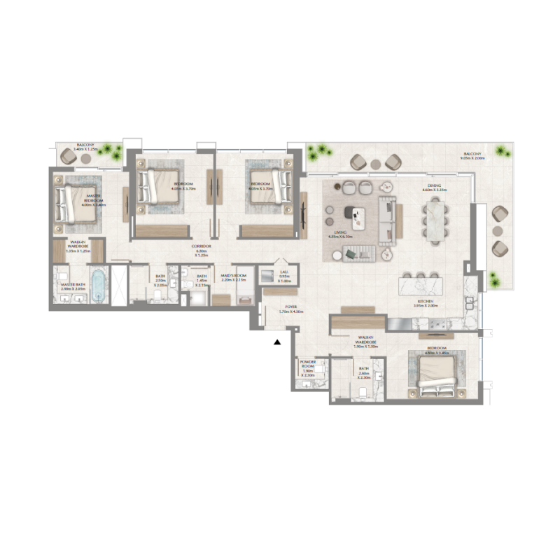 Apartments plan