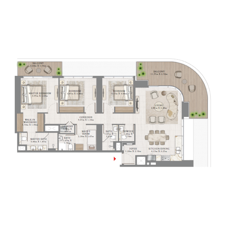 Apartments plan