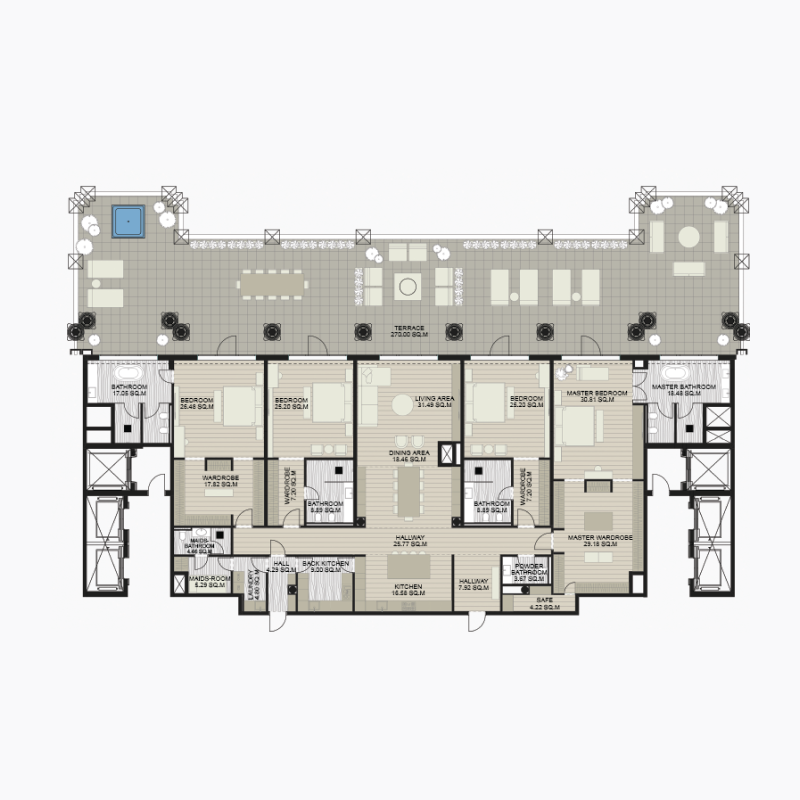 Apartments plan