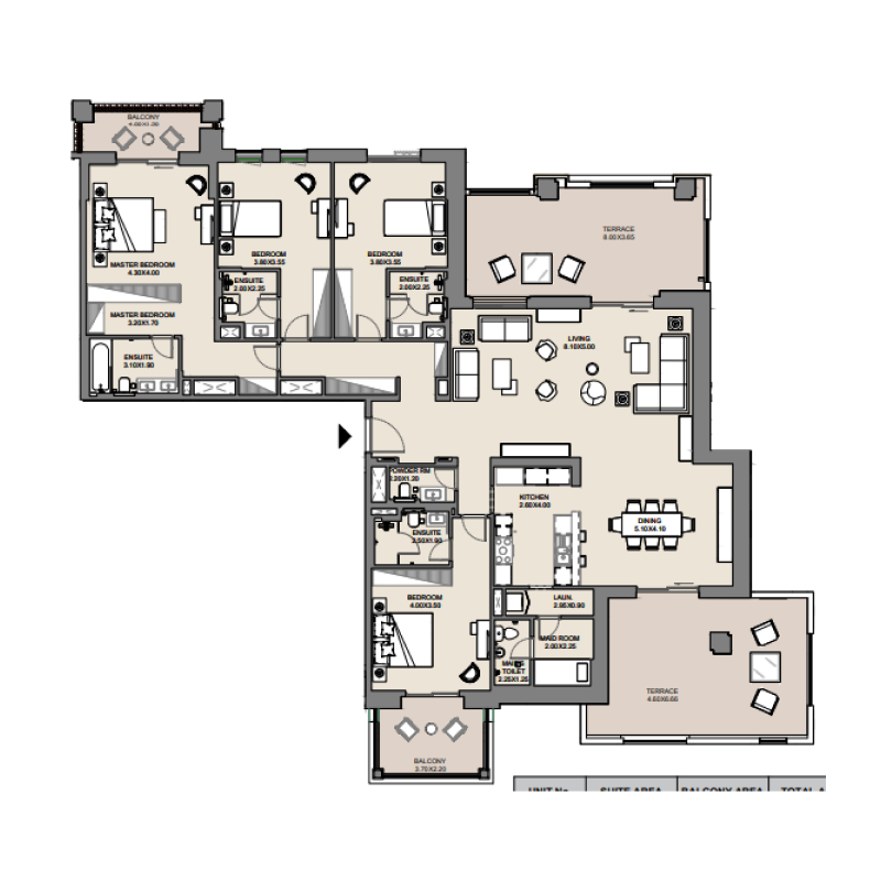 Apartments plan