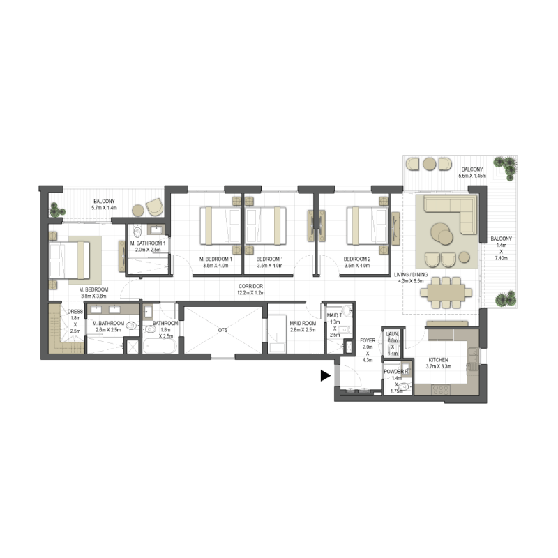 Apartments plan