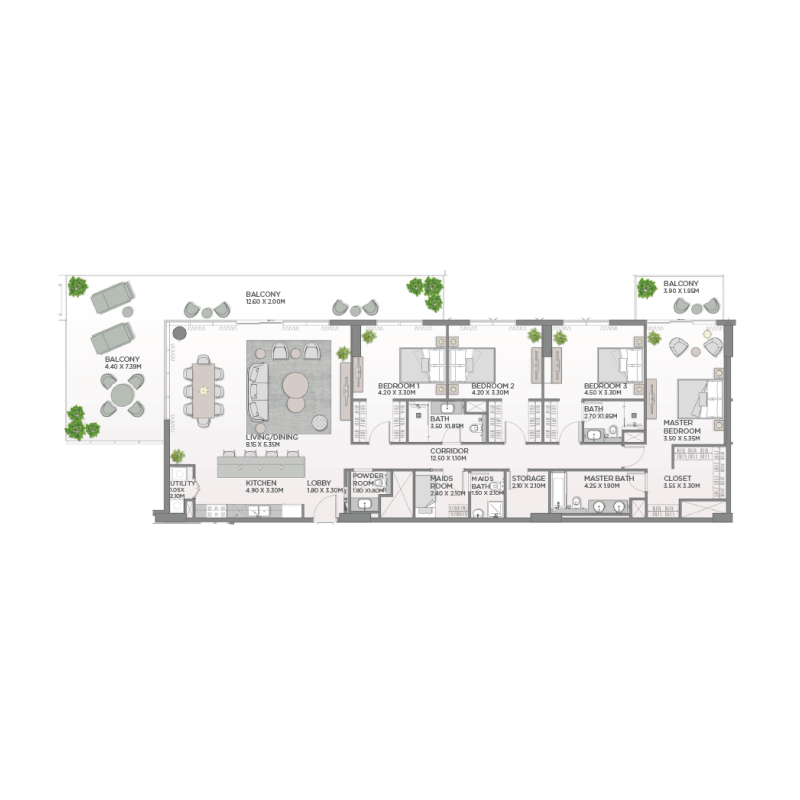 Apartments plan