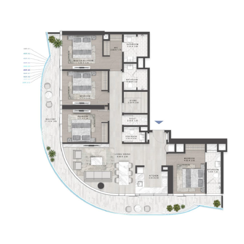 Apartments plan