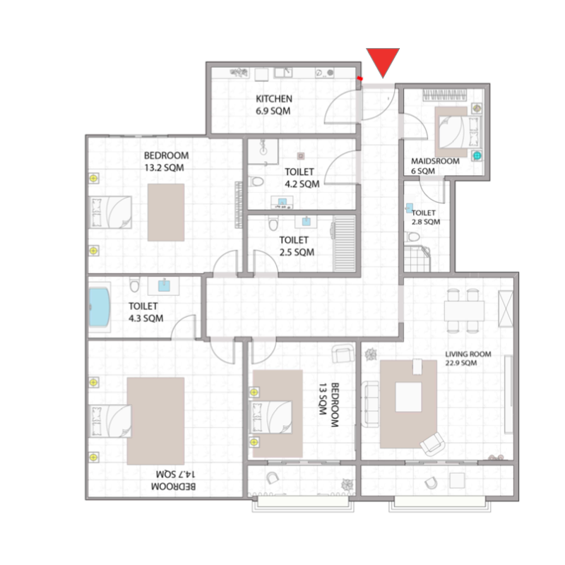 Apartments plan