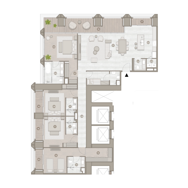 Apartments plan