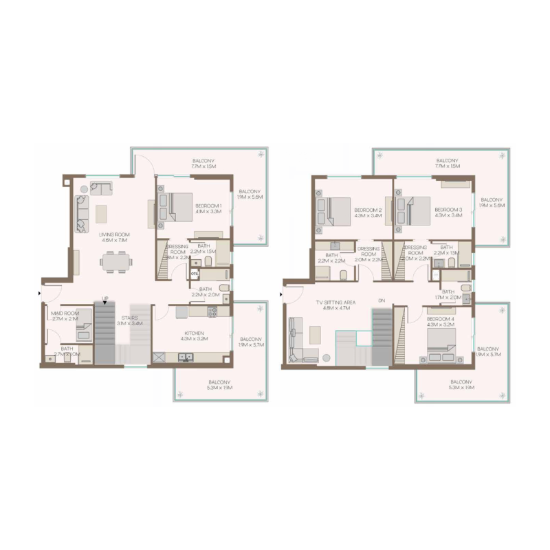 Penthouse plan