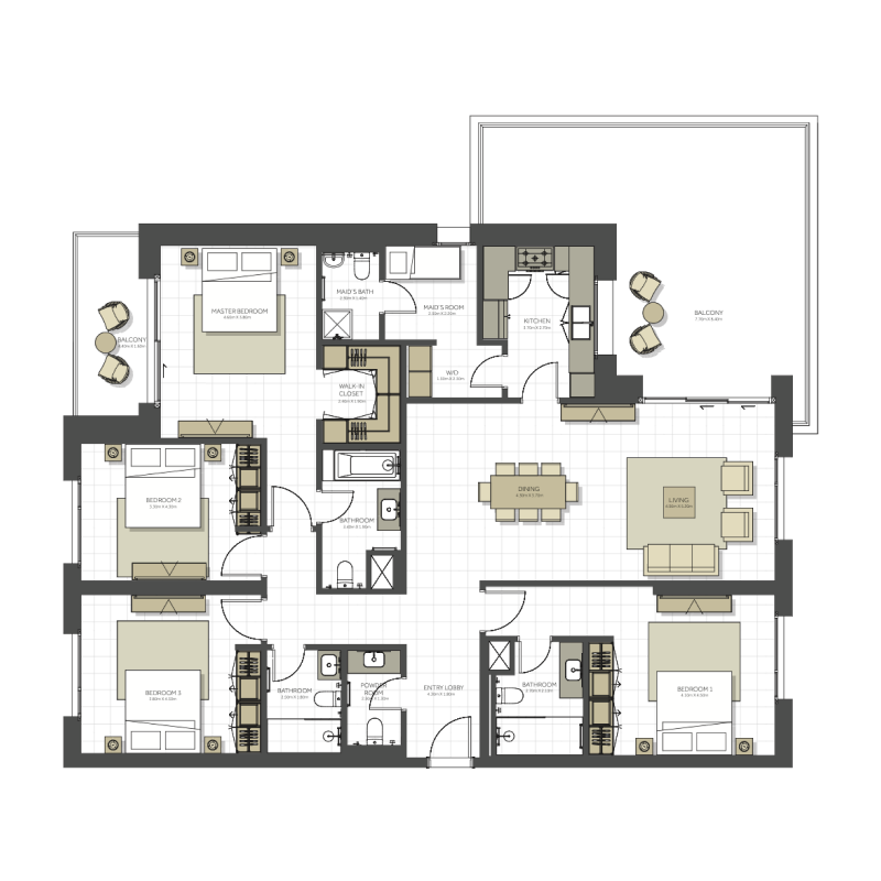 Apartments plan