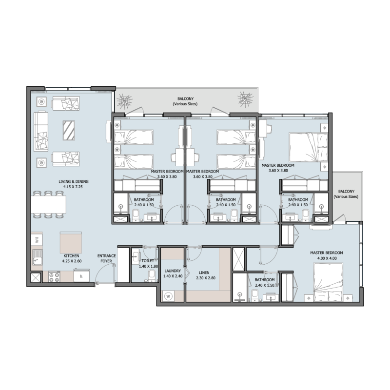 Apartments plan