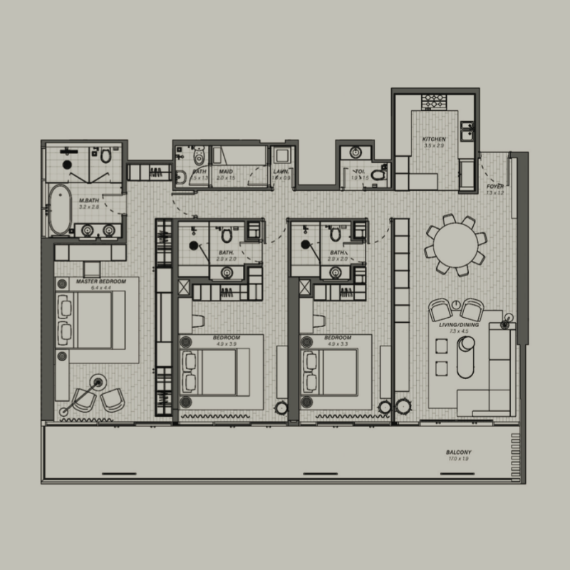 Apartments plan