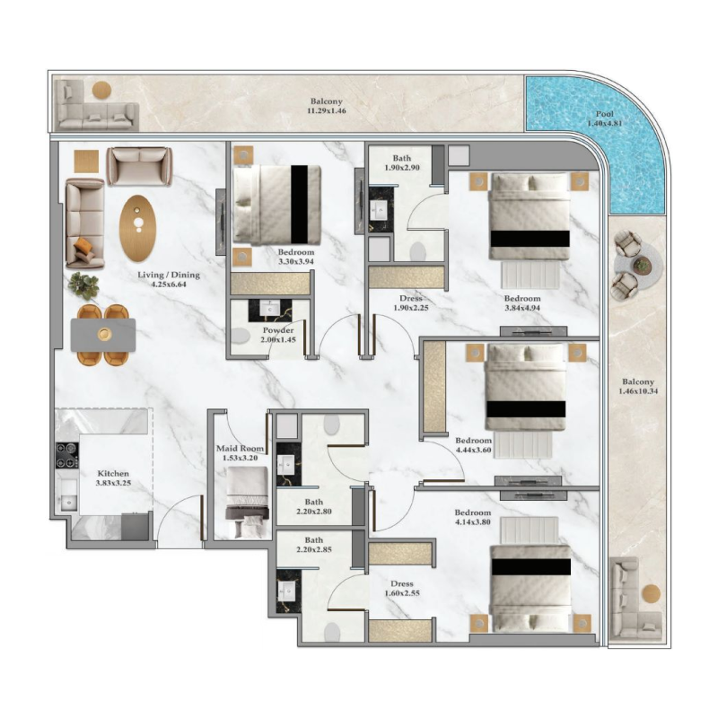Apartments plan