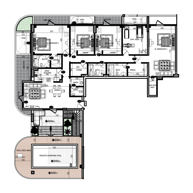 Penthouse plan