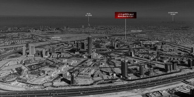 Binghatti Ruby master plan 1