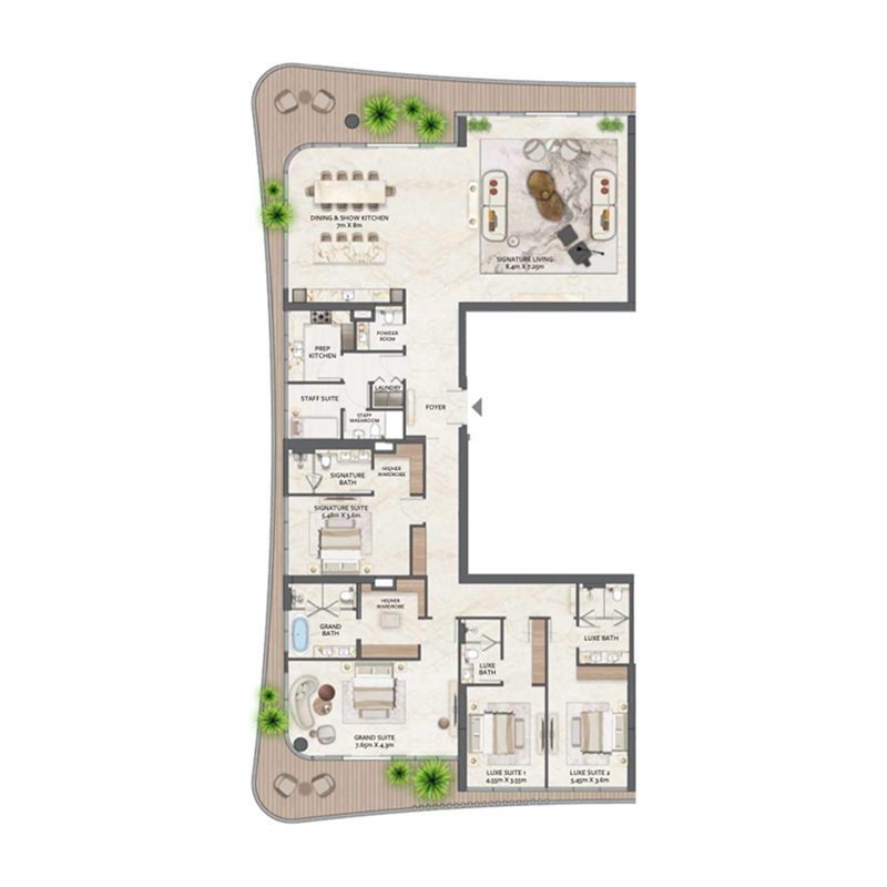 Apartments plan