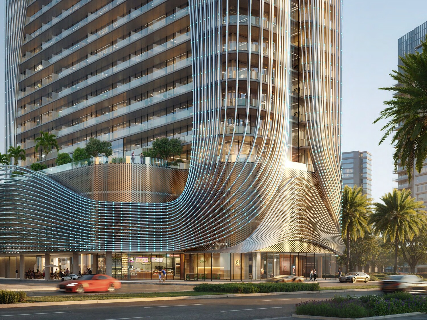 Binghatti Skyhall architecture 4