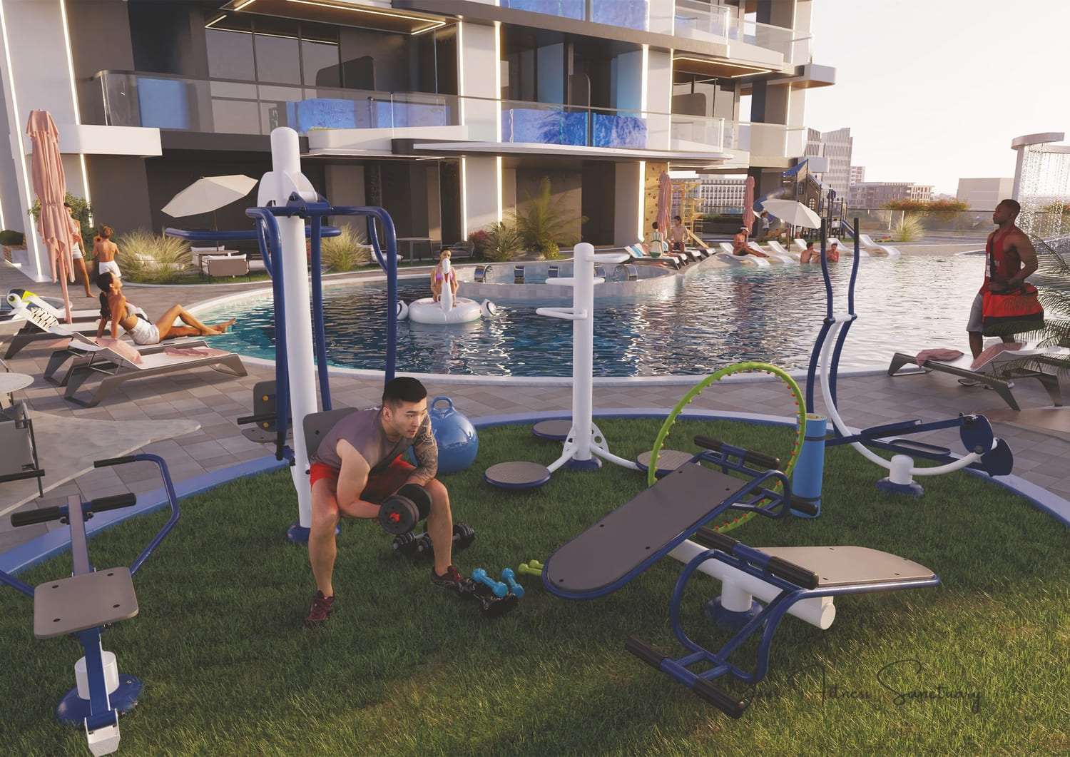 Indoor & Outdoor Gym amenity image