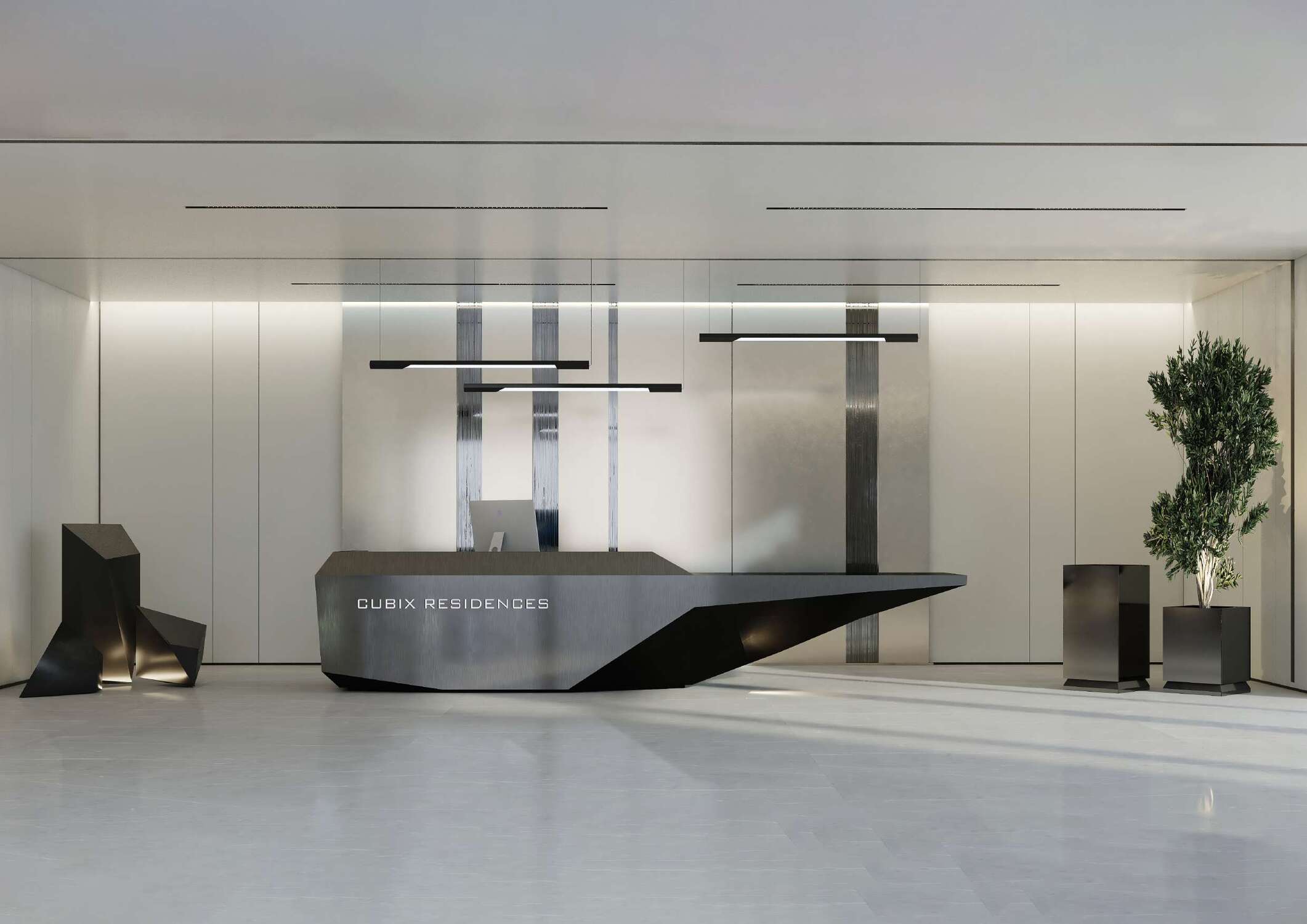 Cubix Residences lobby 3