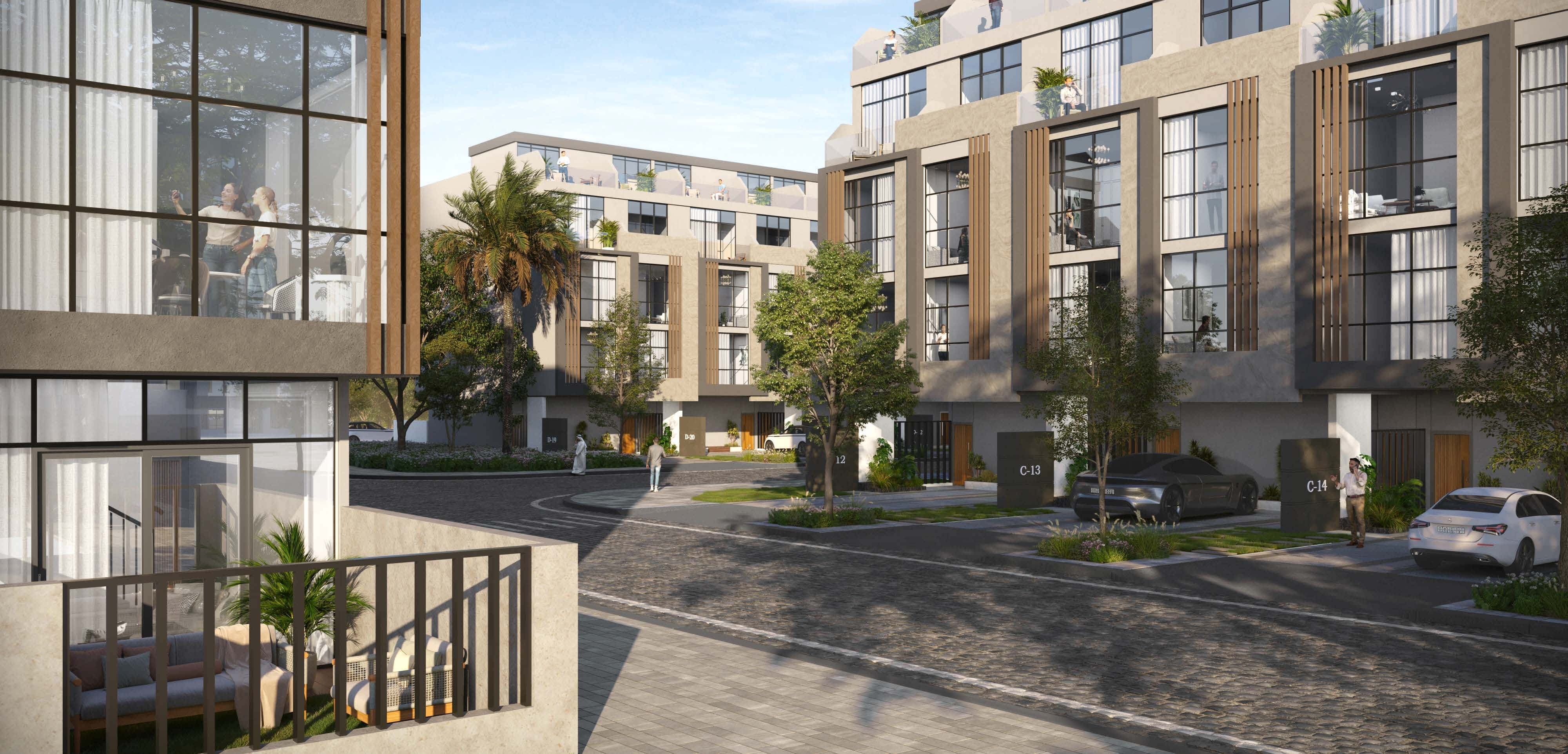 Reportage Village Khalifa City architecture 3