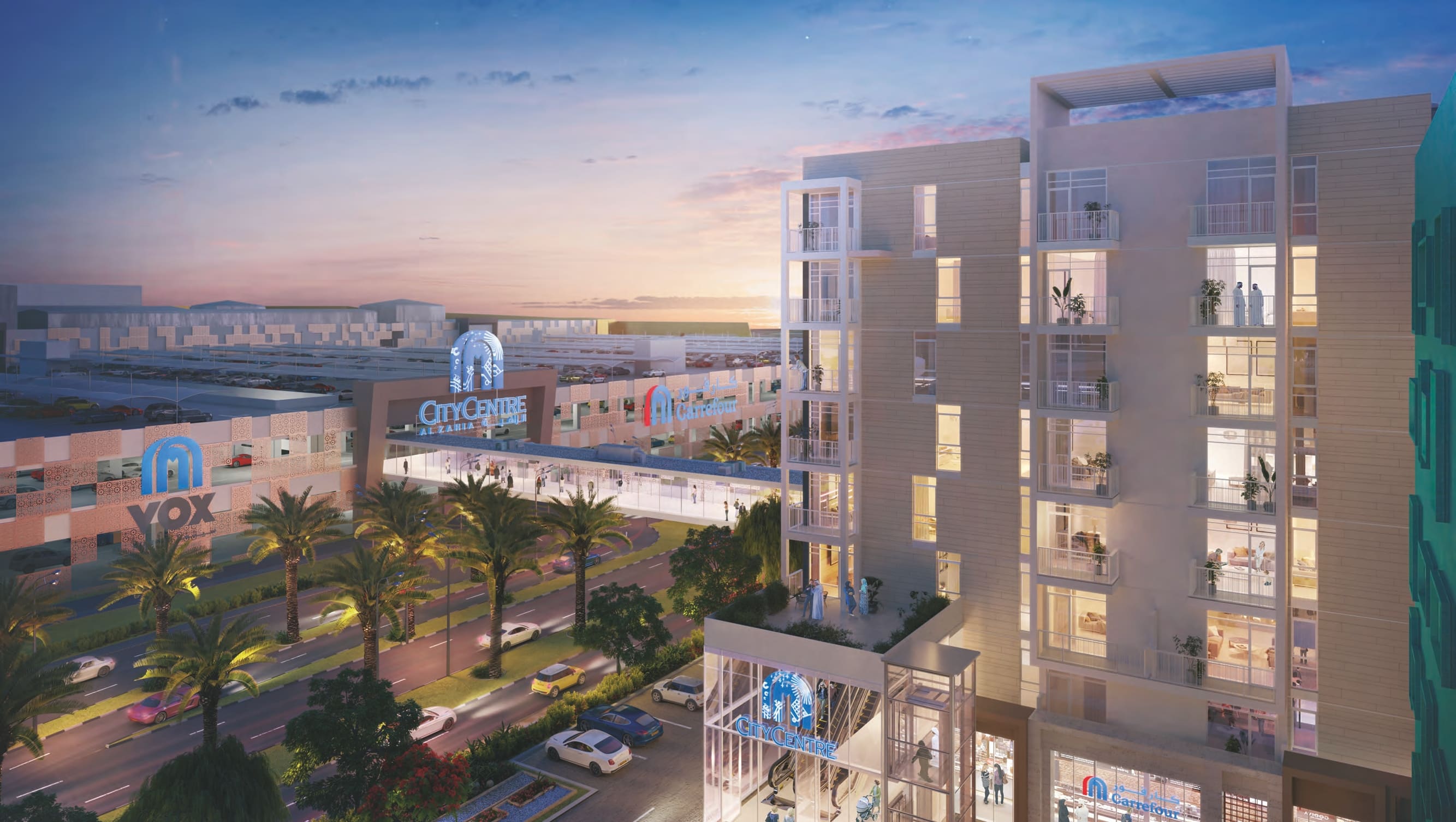 Uptown Al Zahia architecture 2