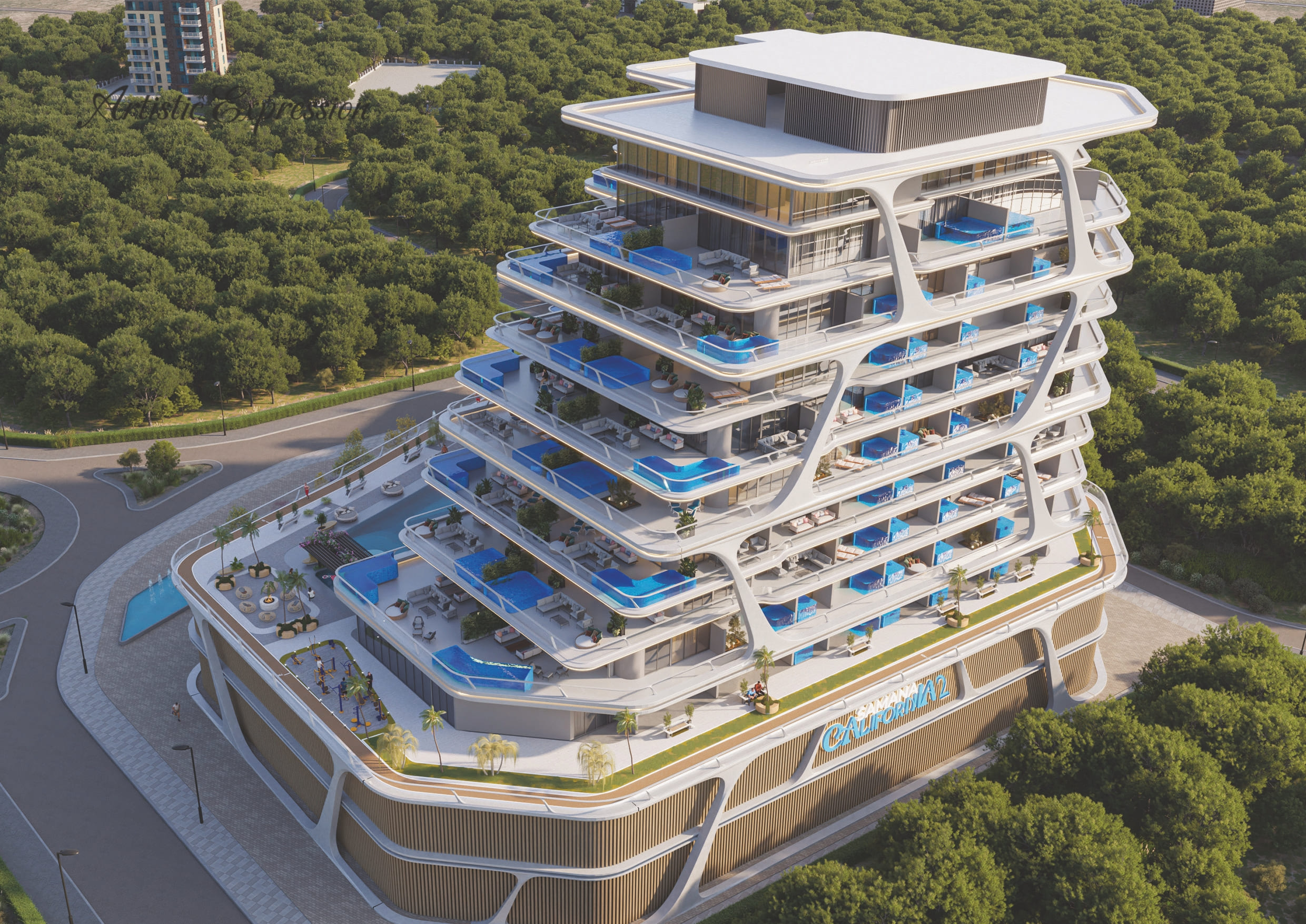 Samana California Phase 2 architecture 7