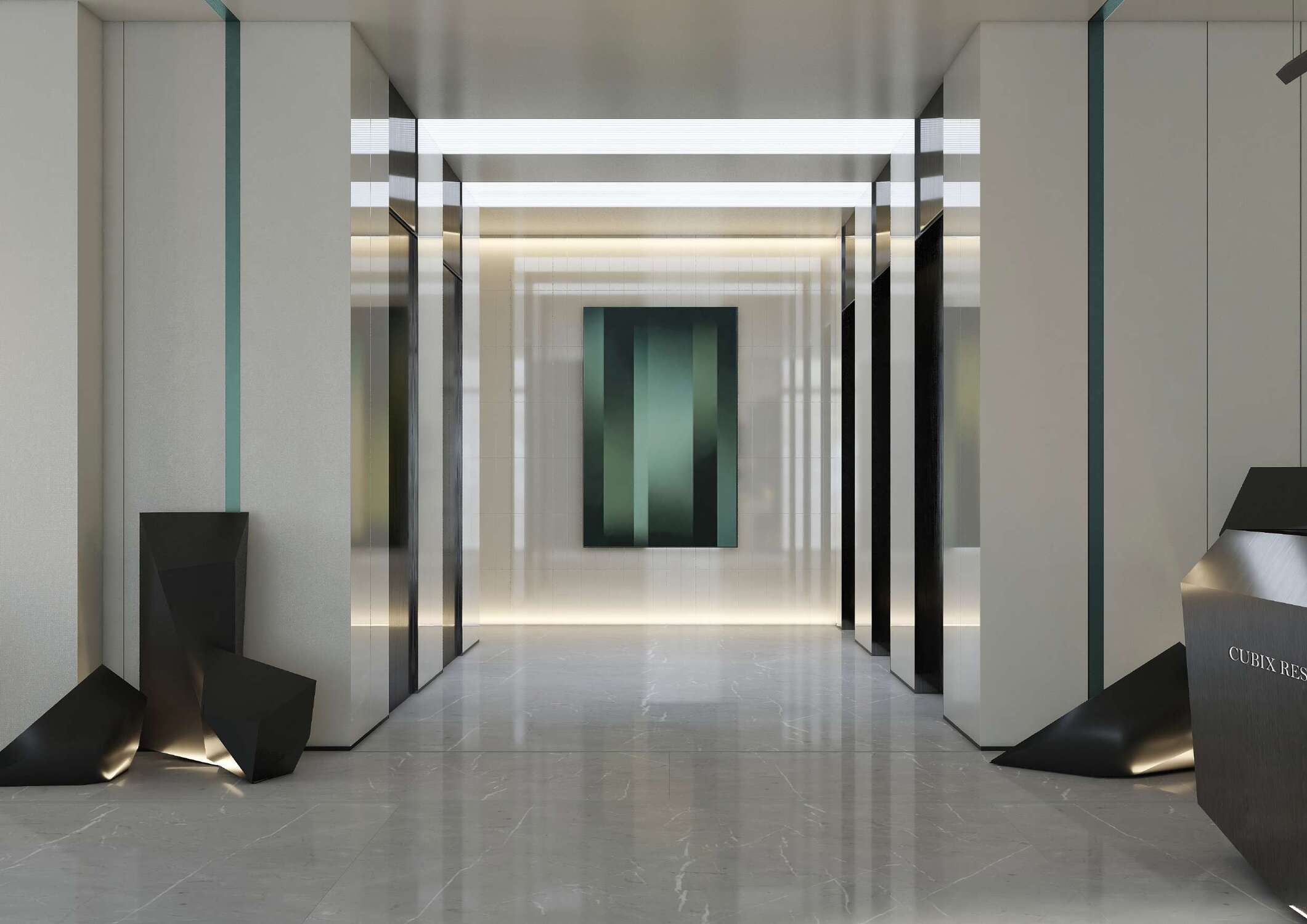 Cubix Residences lobby 1