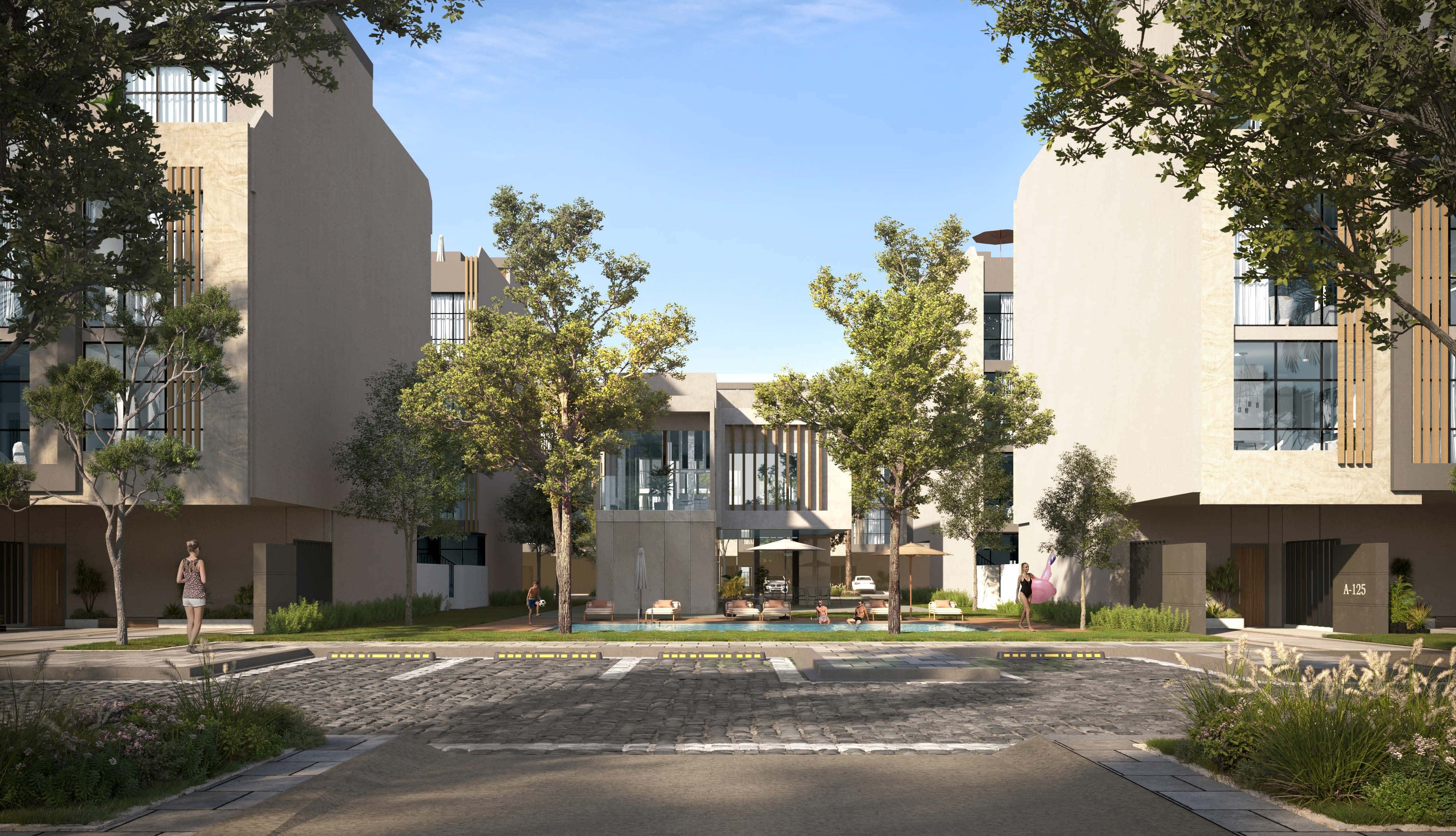 Reportage Village Khalifa City architecture 4