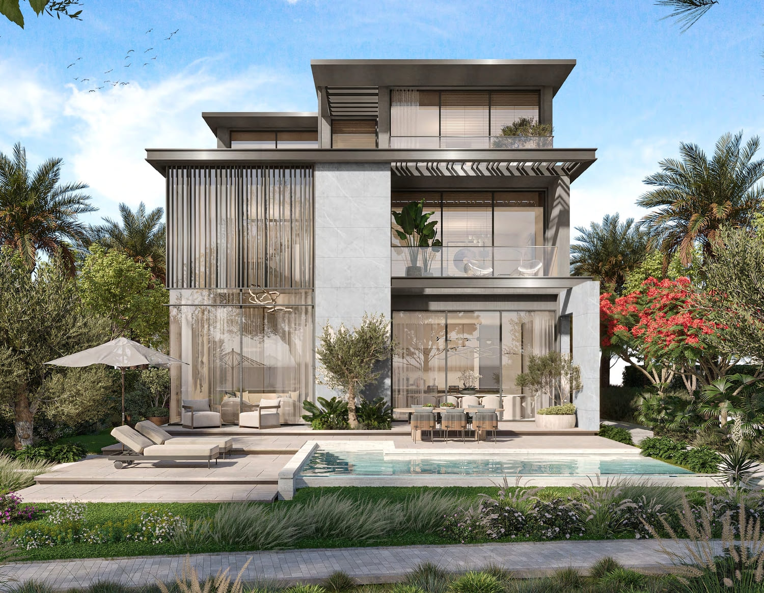 Nad Al Sheba Gardens Phase 7 architecture 4