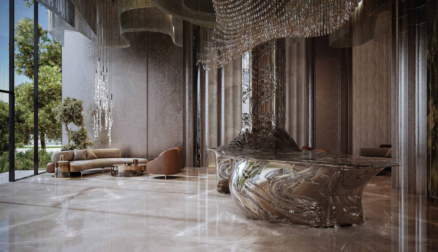 Agua Residences lobby 1