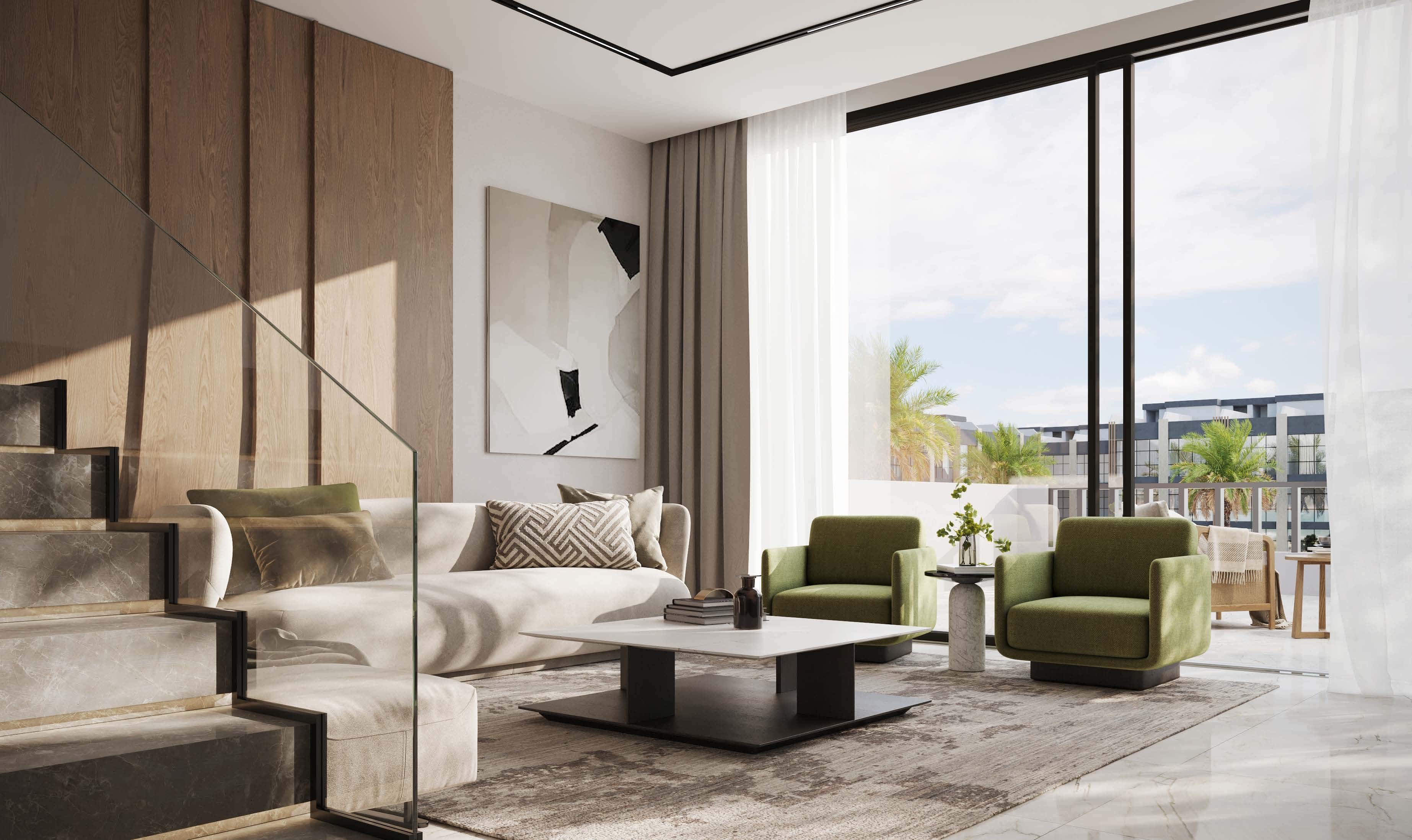 Reportage Village Khalifa City interior 1