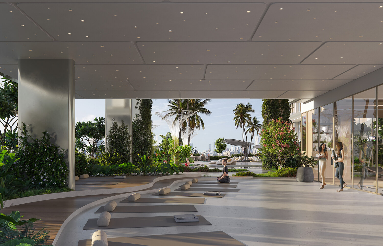 Outdoor Yoga Deck amenity image