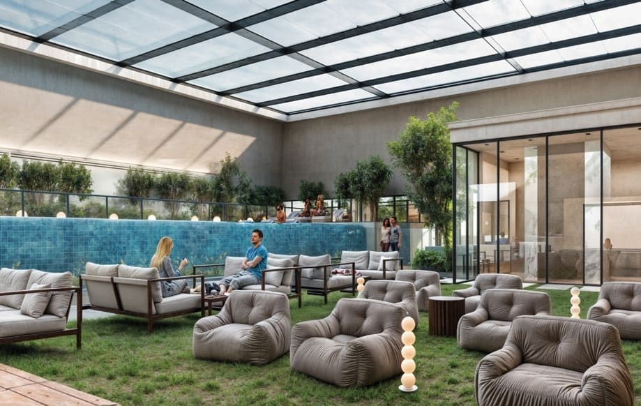 Rooftop Outdoor Lounge amenity image