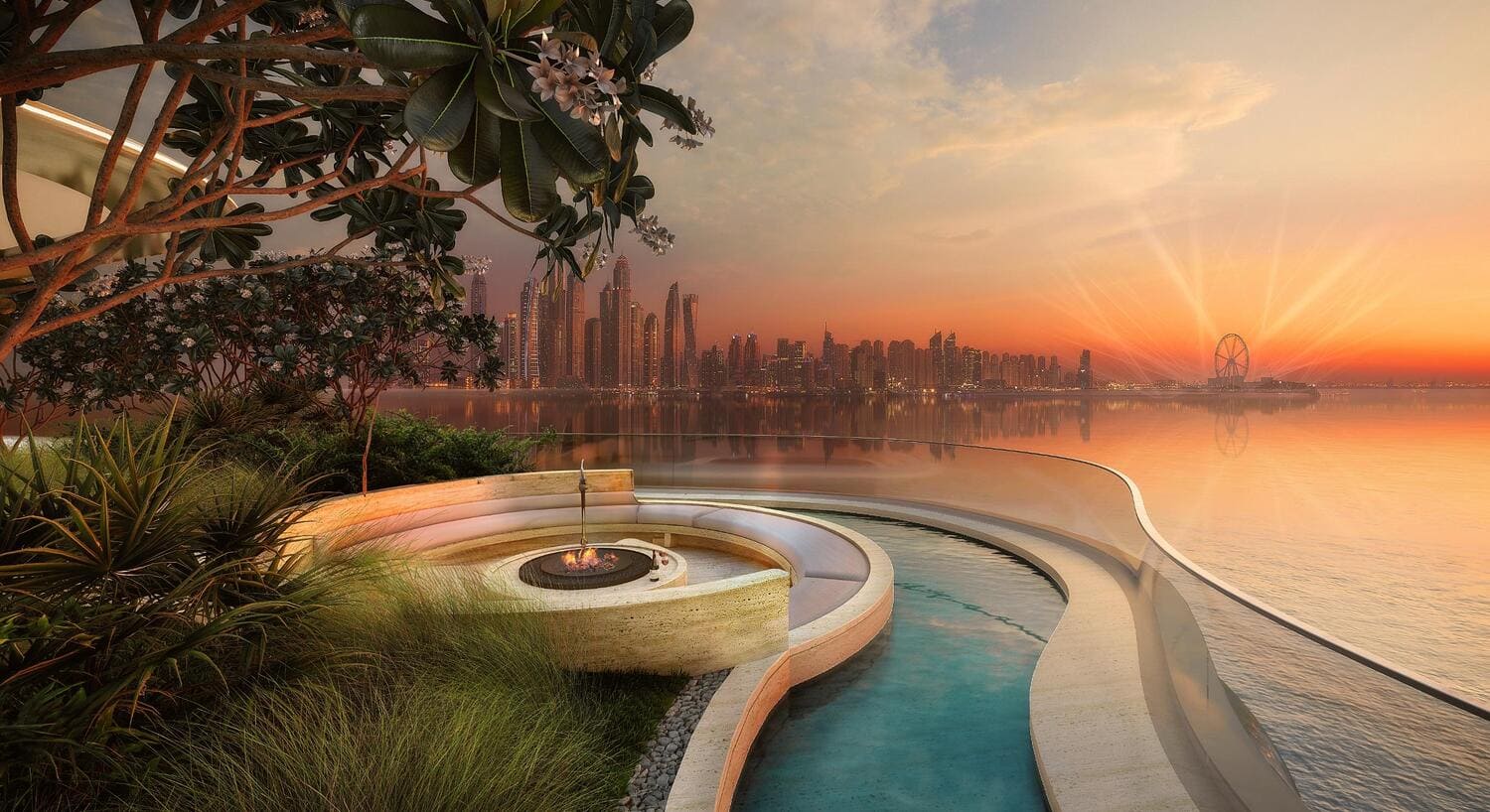 Sunset terrace amenity image