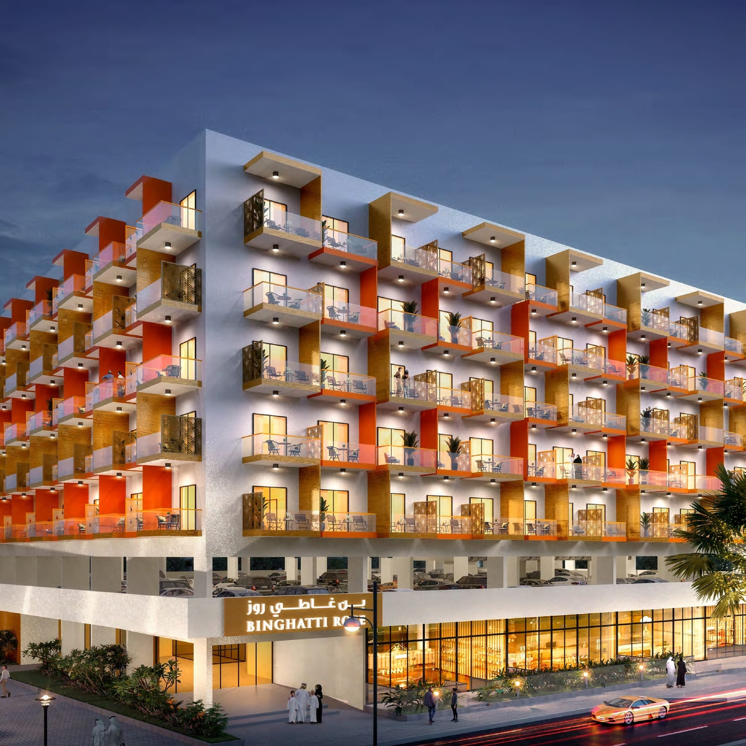 Binghatti Rose architecture 3