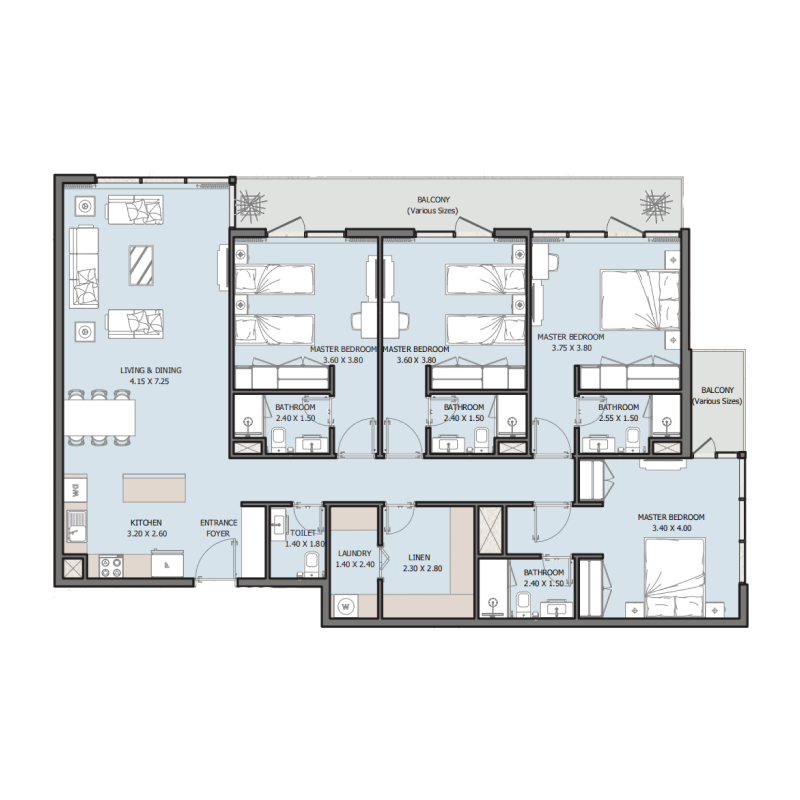 Apartments plan